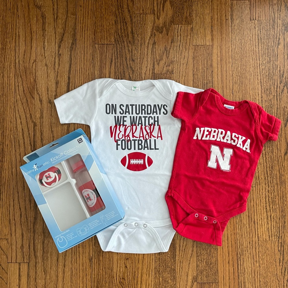 Nebraska Football Onesies